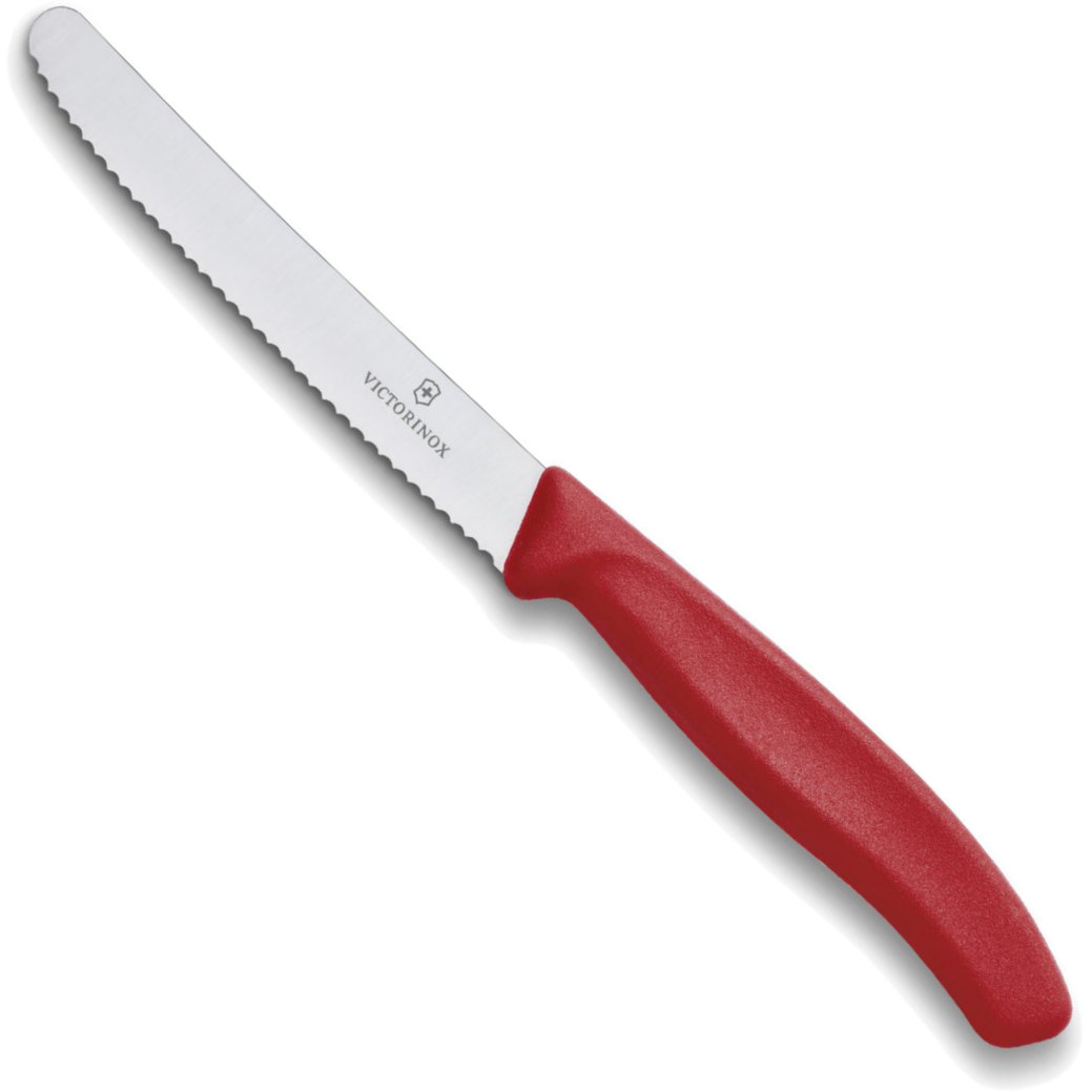 Μαχαίρι Victorinox πριονωτό 11 cm κόκκινη λαβή 6.7831