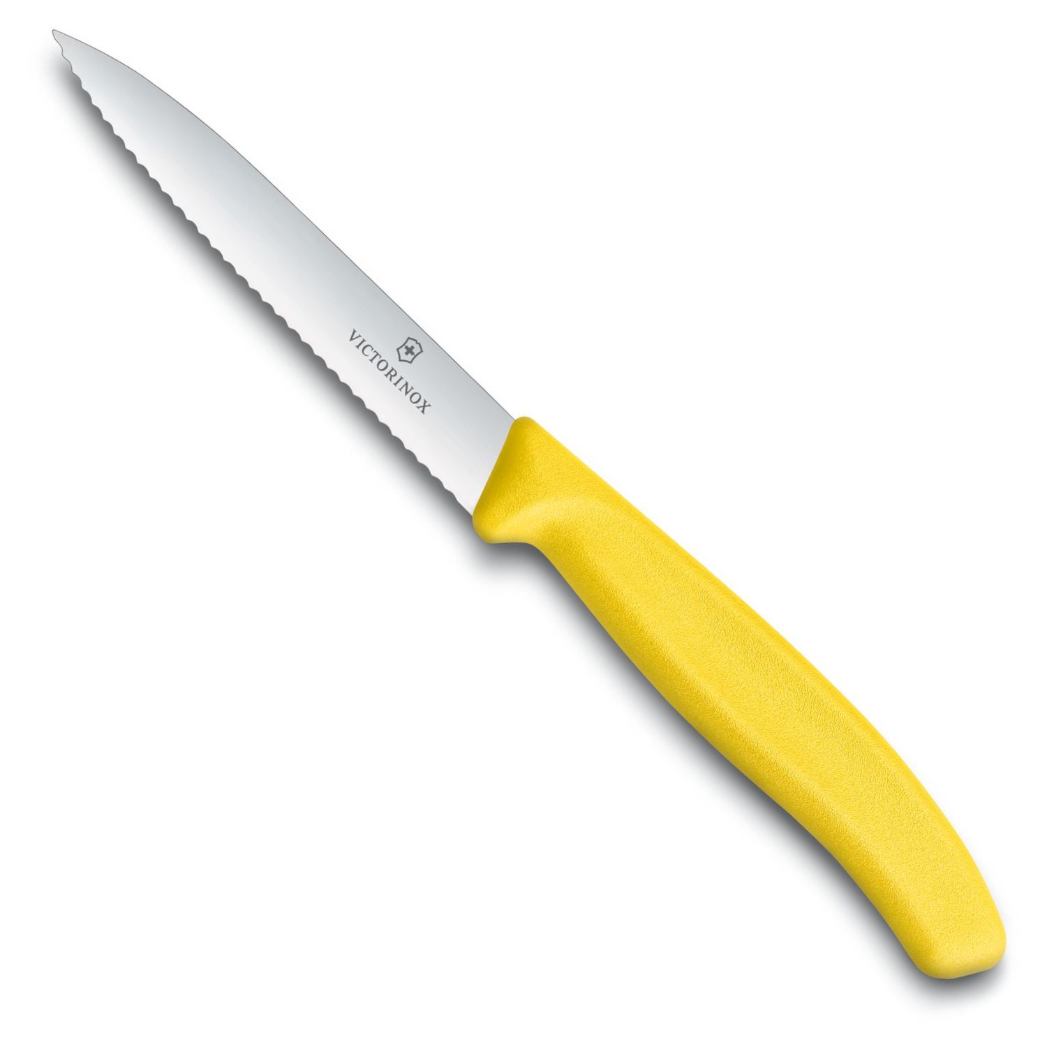 Μαχαίρι Victorinox πριονωτό 10 cm κίτρινη λαβή 6.7736.L8