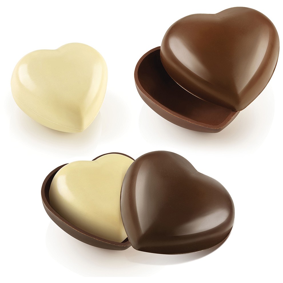 Καλούπι σοκολάτας 2 τεμ Silikomart Secret Love