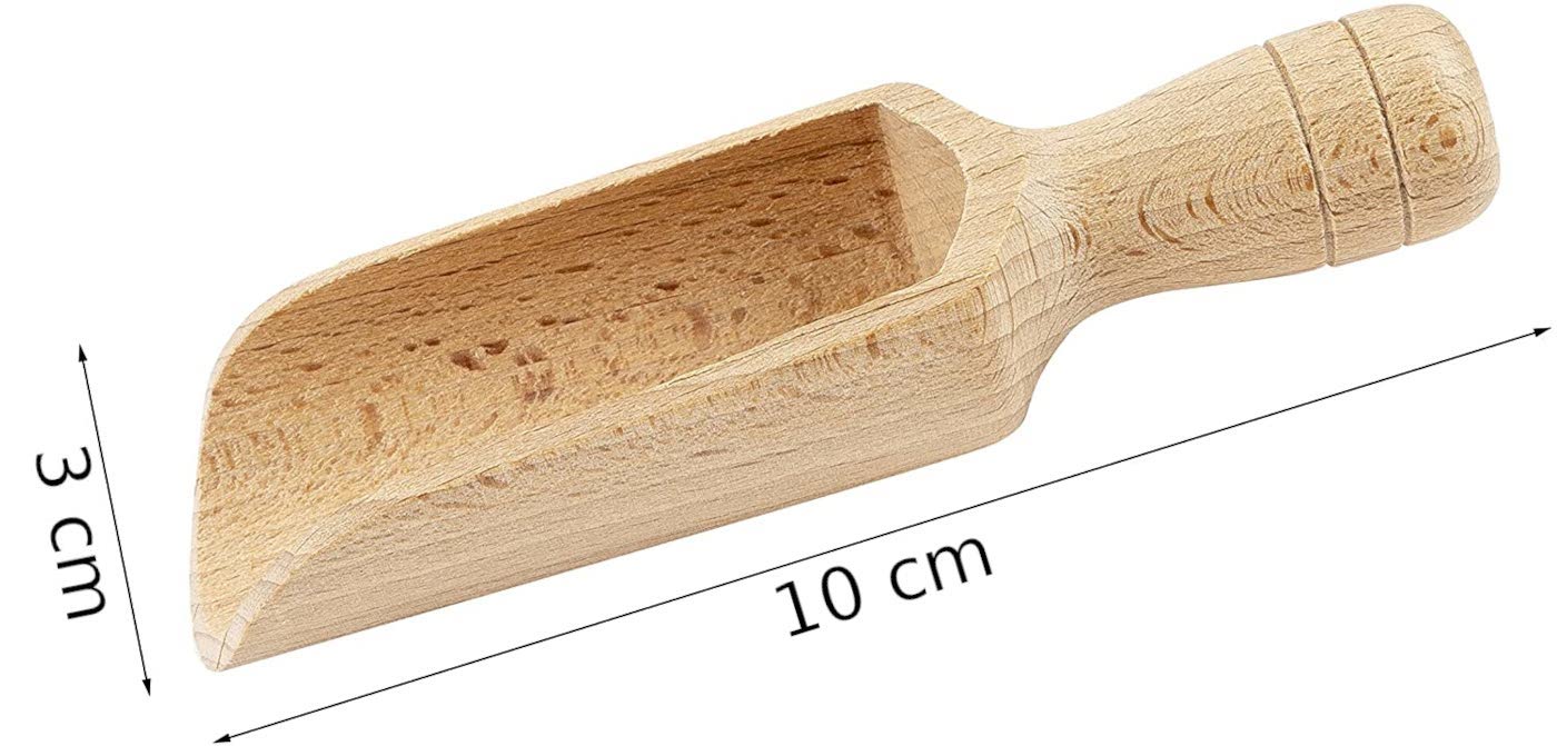 Σέσουλα ξύλινη 10 cm