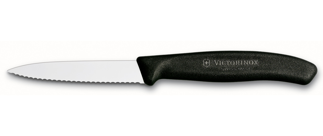 Μαχαίρι Victorinox πριονωτό 8 εκ. μαύρη λαβή