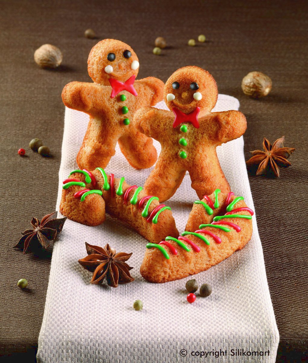 Φόρμα σιλικόνης Gingerbread Man SF106