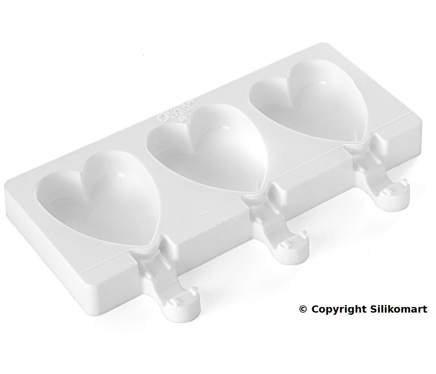 Φόρμα σιλικόνης για παγωτό ξυλάκι Silikomart Mini Heart GEL03M