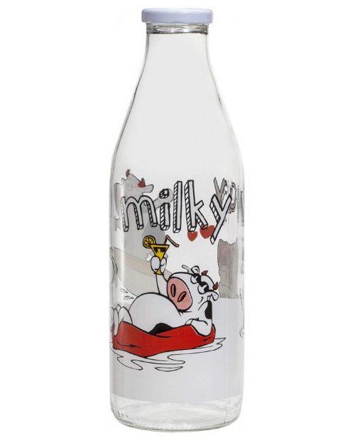 Milk way γυάλινο μπουκάλι γάλακτος 1 L