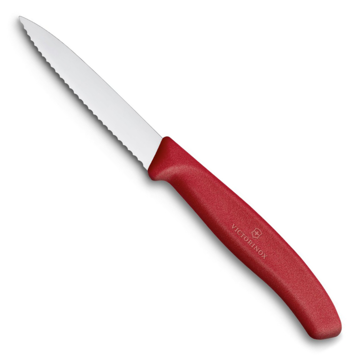 Μαχαίρι Victorinox πριονωτό 8 cm κόκκινη λαβή 6.7631
