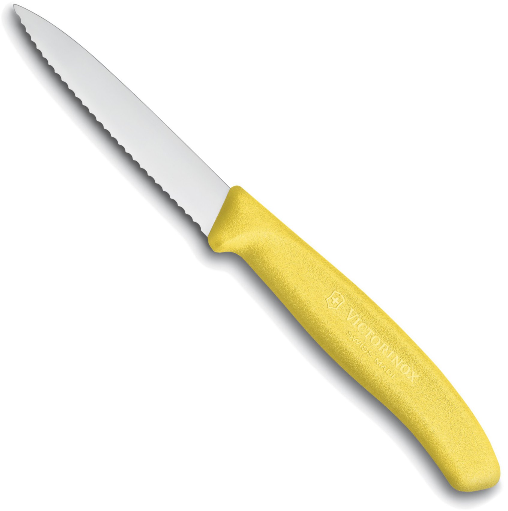 Μαχαίρι Victorinox πριονωτό 8 cm κίτρινη λαβή 6.7636.L118