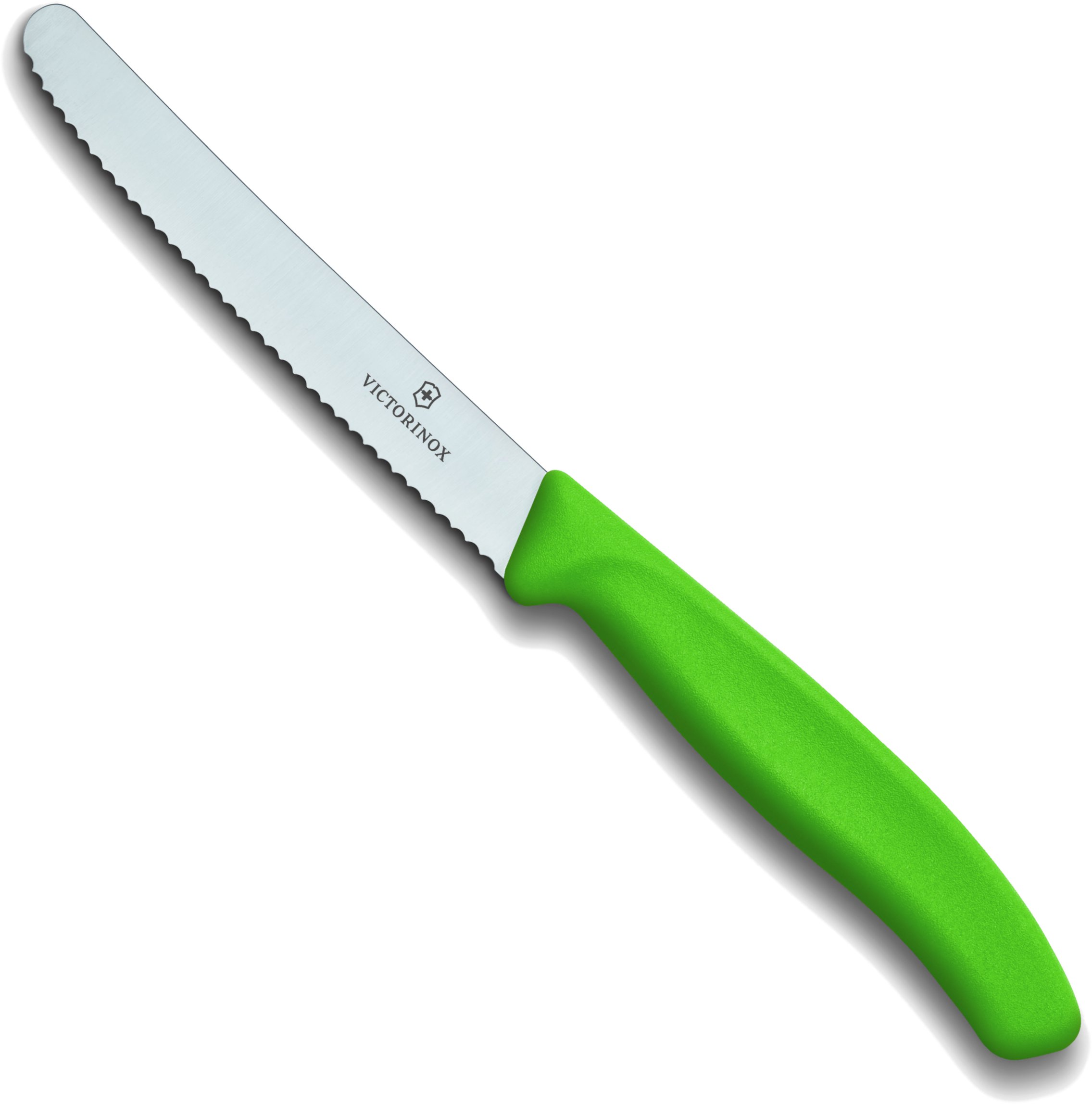 Μαχαίρι Victorinox πριονωτό 11 cm πράσινη λαβή 6.7836.L114