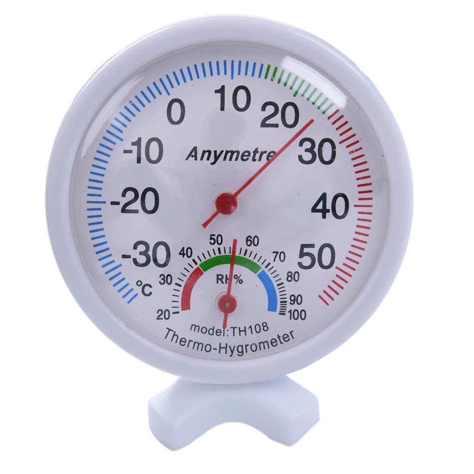 Θερμόμετρο & υγρόμετρο αναλογικό -35 ως 55 °C