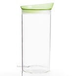 Soffio βάζο γυάλινο με καπάκι πράσινο 1,5 L