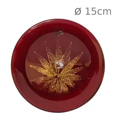 Folies πιάτο μπορντό 15 cm