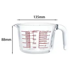 Δοσομετρητής κανάτα γυάλινη πυρίμαχη 500ml LB-500KH