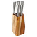 Acacia σετ 5 μαχαίρια κουζίνας σε ξύλινη βάση