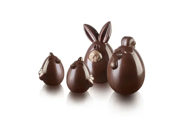 Φόρμα αυγού πλαστική 2 τεμ Silikomart Lucky Bunny