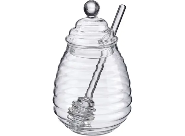 Μελιέρα με καπάκι και κουτάλι 400ml Melli Νο6514