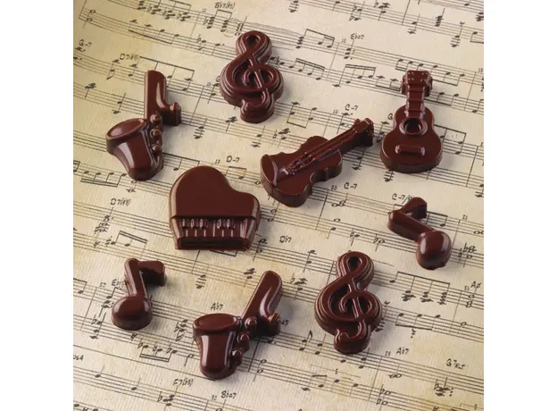 Φόρμα για σοκολατάκια Silikomart Choco Melody SCG043