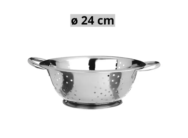 Σουρωτήρι ζυμαρικών ανοξείδωτο Φ 24 cm