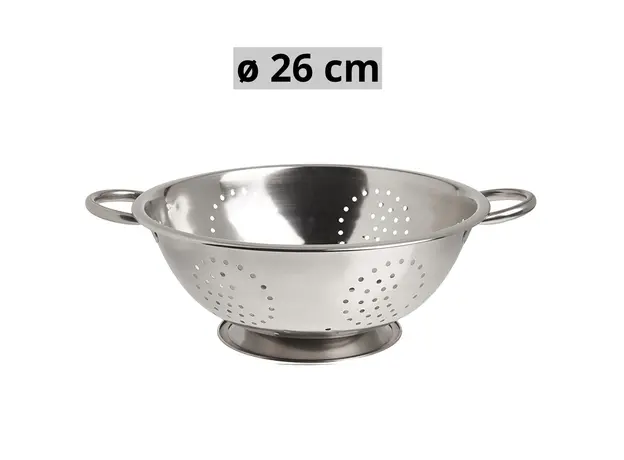 Σουρωτήρι ζυμαρικών ανοξείδωτο Φ 26 cm