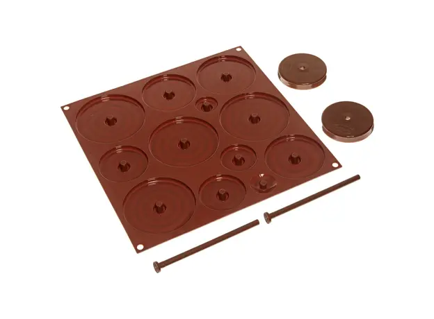 Φόρμα σιλικόνης τρισδιάστατο αυγό Silikomart 3d Egg Choc