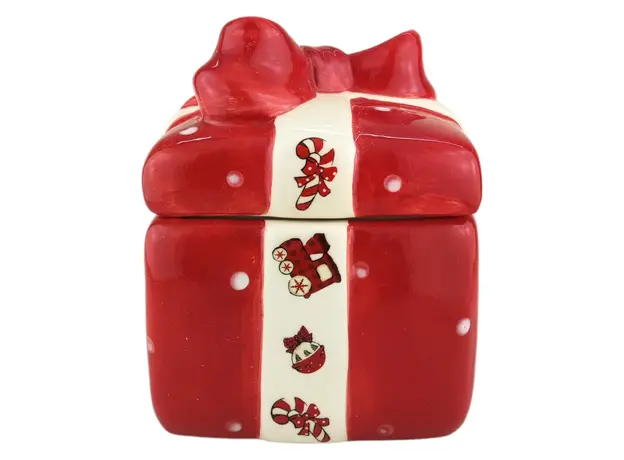 Μπισκοτιέρα τετράγωνη Xmas Gift