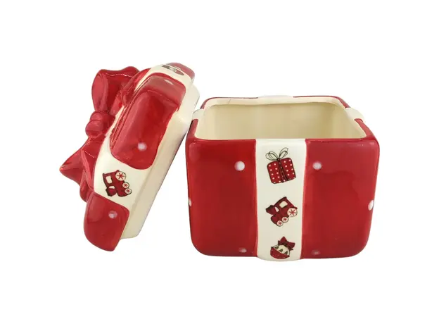 Μπισκοτιέρα τετράγωνη Xmas Gift