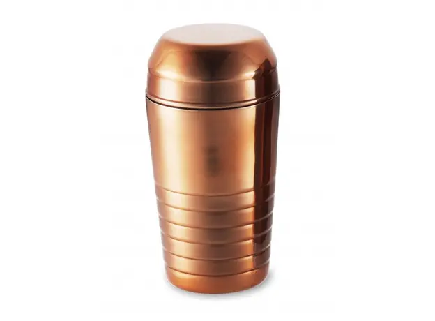 Ανοξείδωτο σέικερ με φίλτρο 600 ml bronze