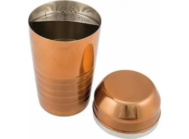Ανοξείδωτο σέικερ με φίλτρο 600 ml bronze